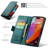 CaseMe iPhone 16 Pro Max Fodral 023 Series Grön
