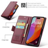 CaseMe iPhone 16 Pro Max Fodral 023 Series Röd