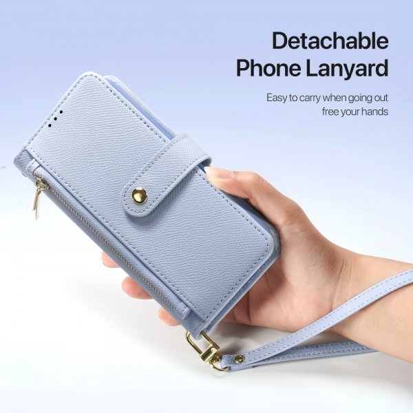 Dux Ducis iPhone 16 Pro Max Fodral 2-i-1 Lawa Series MagSafe Blå