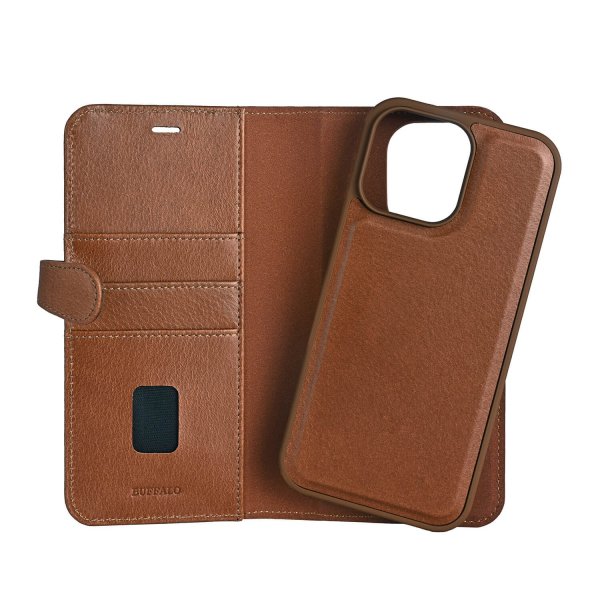 Buffalo iPhone 16 Pro Max Fodral 2-i-1 MagSeries Brun