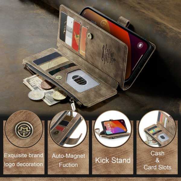 CaseMe iPhone 16 Pro Max Fodral C30 Series Brun