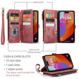 CaseMe iPhone 16 Pro Max Fodral C30 Series Röd