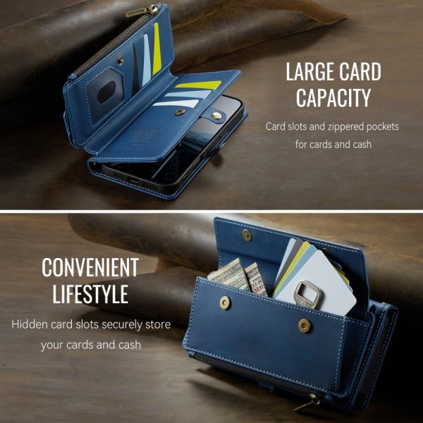 CaseMe iPhone 16 Pro Max Fodral C39 Series Blå