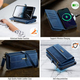 CaseMe iPhone 16 Pro Max Fodral C39 Series Blå