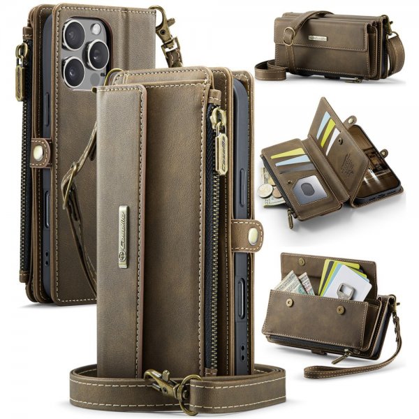 CaseMe iPhone 16 Pro Max Fodral C39 Series Brun