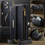 CaseMe iPhone 16 Pro Max Fodral C39 Series Svart