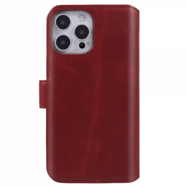 Nordic Covers iPhone 16 Pro Max Fodral Essential Leather Poppy Red