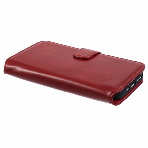 Nordic Covers iPhone 16 Pro Max Fodral Essential Leather Poppy Red