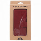 Nordic Covers iPhone 16 Pro Max Fodral Essential Leather Poppy Red