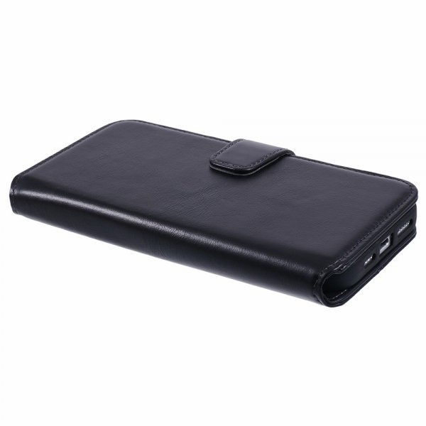 Nordic Covers iPhone 16 Pro Max Fodral Essential Leather Raven Black