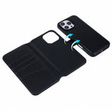 Nordic Covers iPhone 16 Pro Max Fodral MagLeather Raven Black