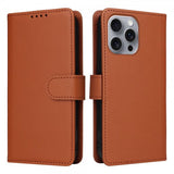 Betopnice iPhone 16 Pro Max Fodral med Löstagbart Skal 005 Brun