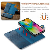 Dg.Ming iPhone 16 Pro Max Fodral med Löstagbart Skal Blå