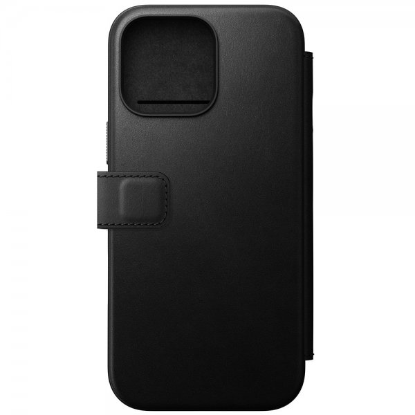 Nomad iPhone 16 Pro Max Fodral Modern Leather Folio Svart