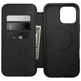 Nomad iPhone 16 Pro Max Fodral Modern Leather Folio Svart
