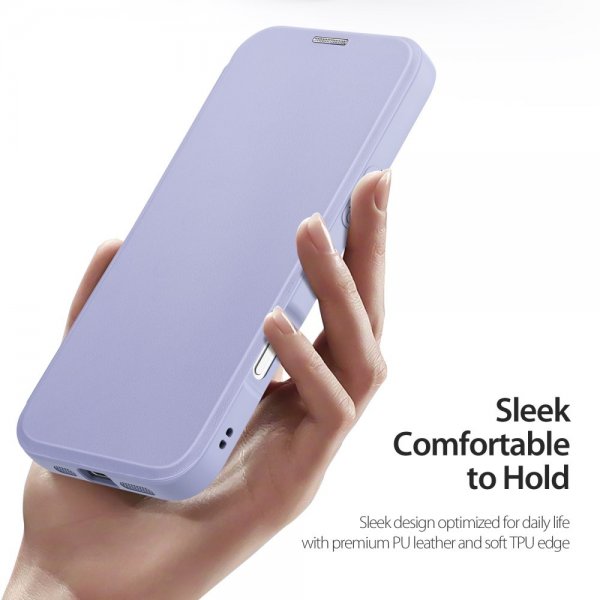 Dux Ducis iPhone 16 Pro Max Fodral Skin X Pro Series Kickstand MagSafe Lila