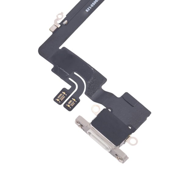 iPhone 16 Pro Max Laddningskontakt Flexkabel Original - Vit