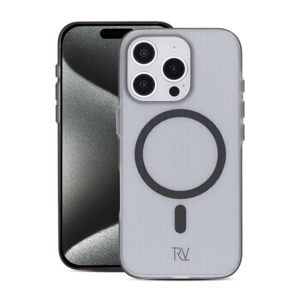 Rvelon iPhone 16 Pro Max Skal Korrugerad MagSafe Grå