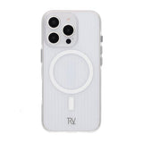 Rvelon iPhone 16 Pro Max Skal Korrugerad MagSafe Transparent