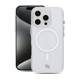 Rvelon iPhone 16 Pro Max Skal Korrugerad MagSafe Transparent
