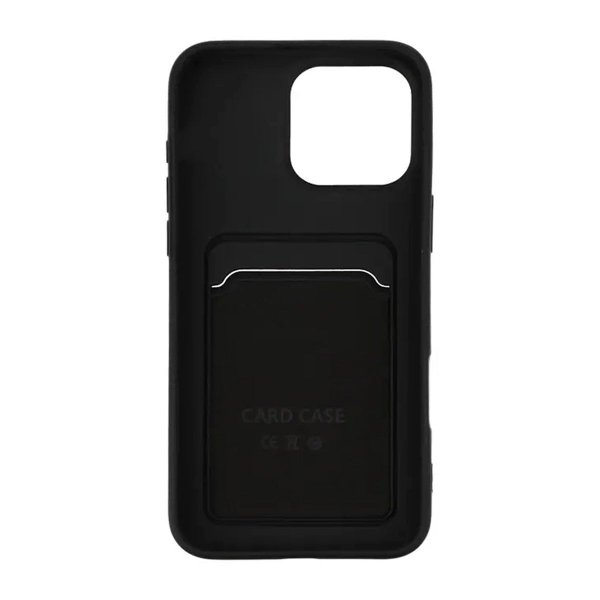 iPhone 16 Pro Max Skal Korthållare Svart