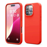 Rvelon iPhone 16 Pro Max Skal Silikon Röd