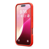 Rvelon iPhone 16 Pro Max Skal Silikon Röd