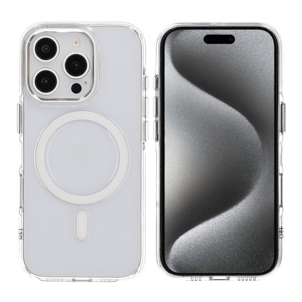 Rvelon iPhone 16 Pro Max Skal Kamerasarg MagSafe Transparent