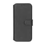 Rvelon iPhone 16 Pro Max Fodral Äkta läder Kortfack Svart