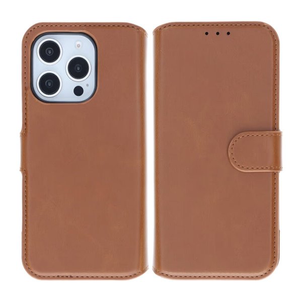 Rvelon iPhone 16 Pro Max Fodral Magnetiskt Avtagbart Skal Brun
