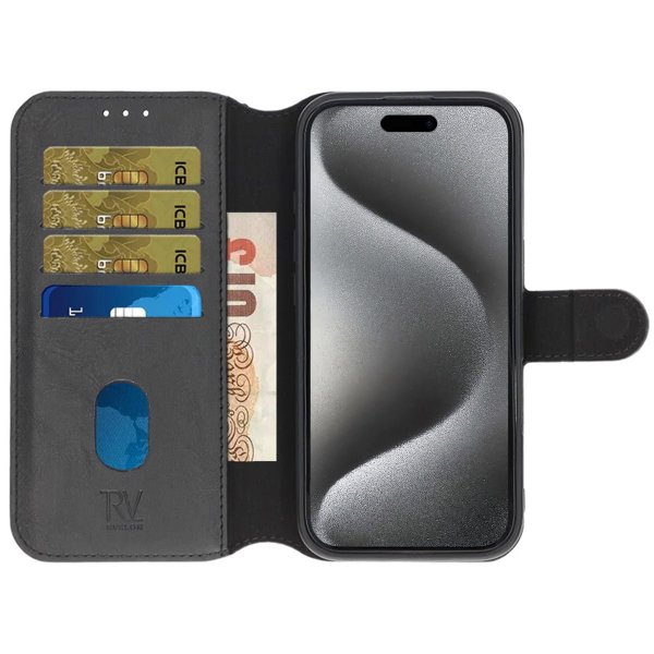 Rvelon iPhone 16 Pro Max Fodral Magnetiskt Avtagbart Skal Svart