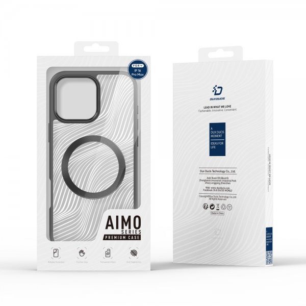 Dux Ducis iPhone 16 Pro Max Skal Aimo Series MagSafe Svart