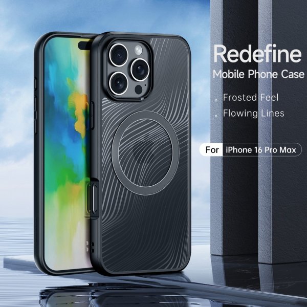 Dux Ducis iPhone 16 Pro Max Skal Aimo Series MagSafe Svart