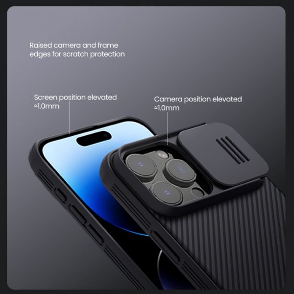 Nillkin iPhone 16 Pro Max Skal CamShield Pro MagSafe Lila