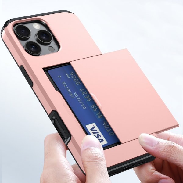 iPhone 16 Pro Max Skal Card Slide Grå