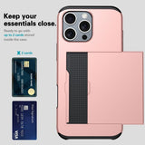 iPhone 16 Pro Max Skal Card Slide Grön