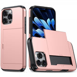 iPhone 16 Pro Max Skal Card Slide Roseguld