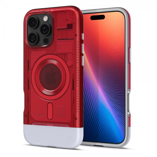 Spigen iPhone 16 Pro Max Skal Classic C1 MagFit Ruby