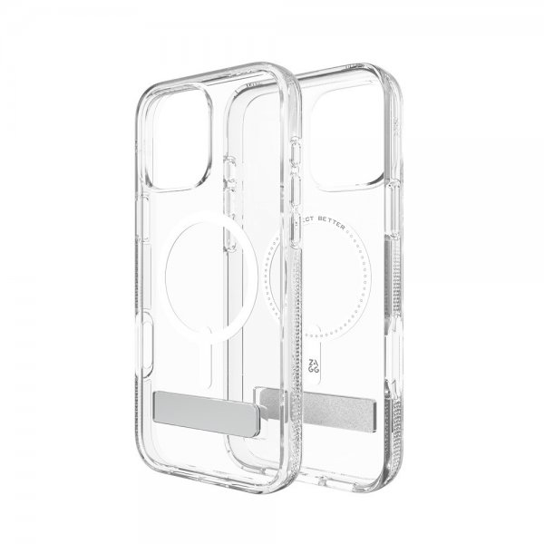 ZAGG iPhone 16 Pro Max Skal Crystal Palace Snap Kickstand Transparent