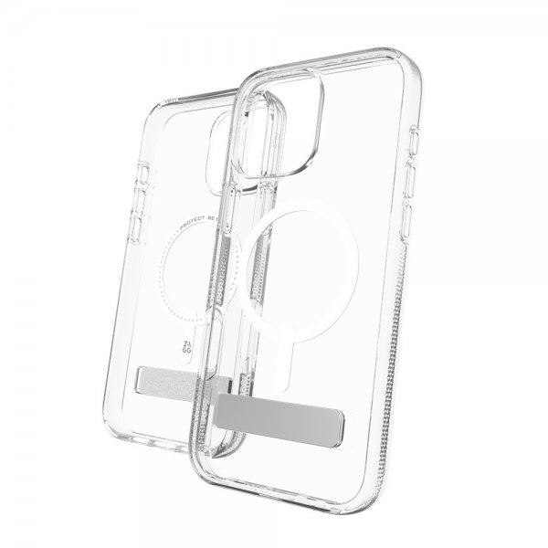 ZAGG iPhone 16 Pro Max Skal Crystal Palace Snap Kickstand Transparent