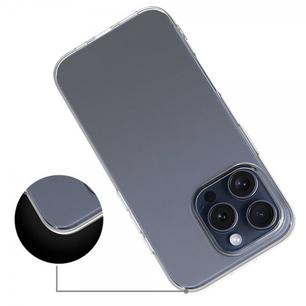 Nordic Covers iPhone 16 Pro Max Skal Feather Series Transparent