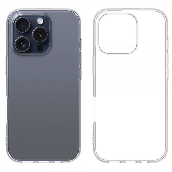 Nordic Covers iPhone 16 Pro Max Skal Feather Series Transparent