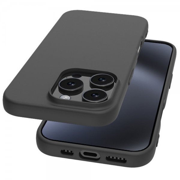 Nordic Covers iPhone 16 Pro Max Skal Feather Series Raven Black