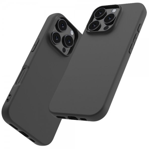 Nordic Covers iPhone 16 Pro Max Skal Feather Series Raven Black