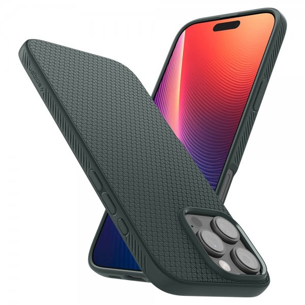 Spigen iPhone 16 Pro Max Skal Liquid Air Abyss Green