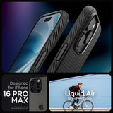 Spigen iPhone 16 Pro Max Skal Liquid Air Matte Black