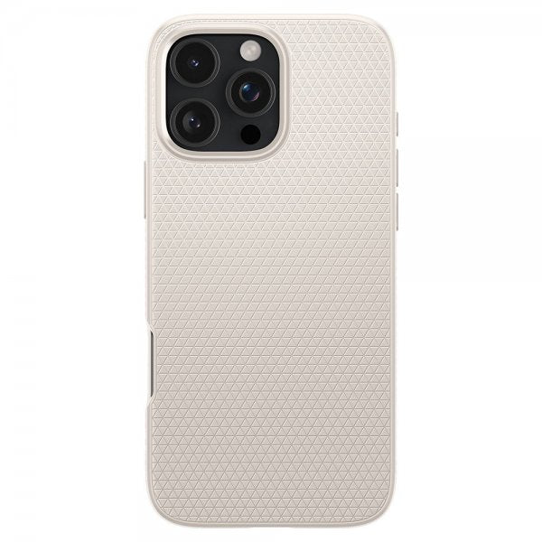 Spigen iPhone 16 Pro Max Skal Liquid Air Natural Titanium
