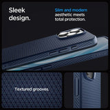 Spigen iPhone 16 Pro Max Skal Liquid Air Navy Blue