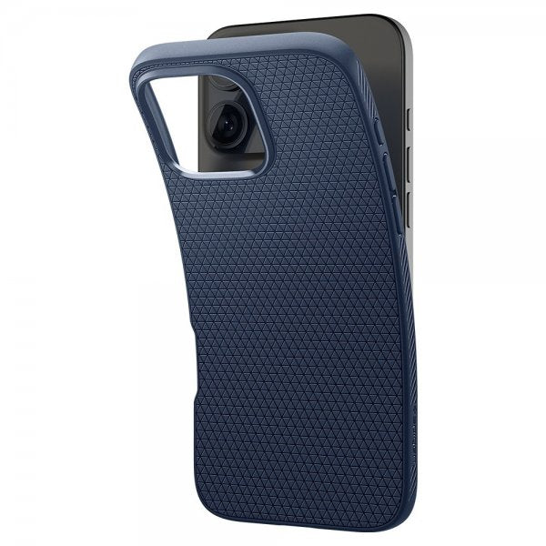 Spigen iPhone 16 Pro Max Skal Liquid Air Navy Blue