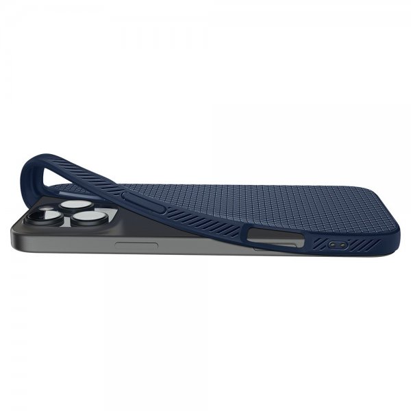 Spigen iPhone 16 Pro Max Skal Liquid Air Navy Blue